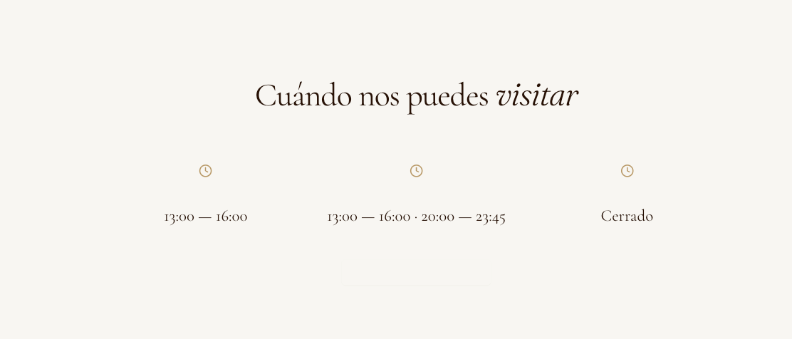 Horario en tema oscuro: horas visibles pero días casi invisibles